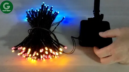 100 LED blue Waterproof Decorative Solar Copper Wire Fairy String Light