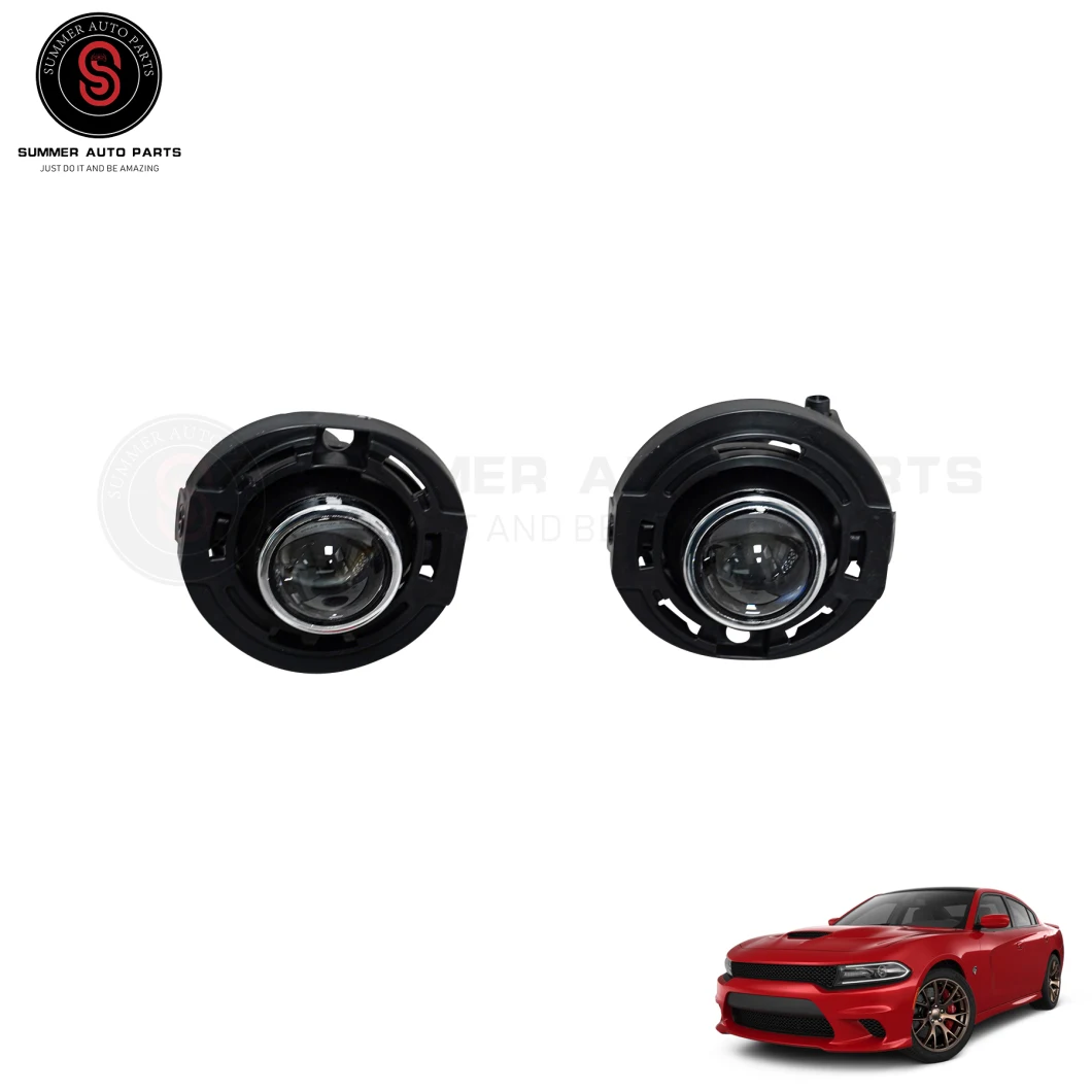 LED Fog Light Lamp For 15-19 Dodge Charger SRT Hellcat 14-19 Grand Cherokee Pair