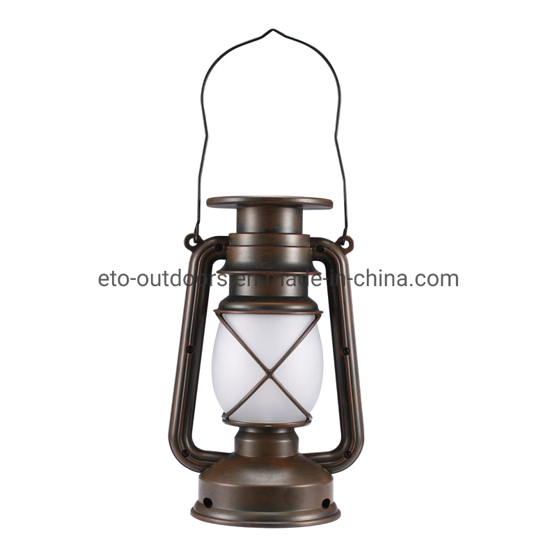 Popular Outdoor Lantern Solar Powered Camping LED Vintage Solar Lantern, Hurricanes Lantern, Christmas Light, Retro Lantern Price 10% off