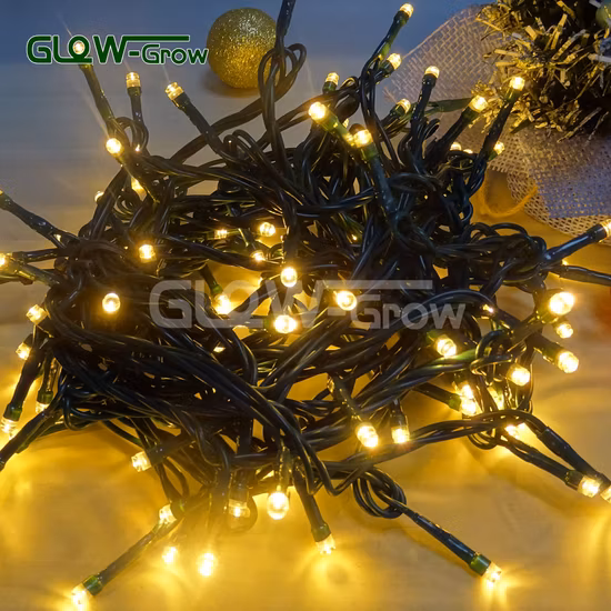 100 LED blue Waterproof Decorative Solar Copper Wire Fairy String Light